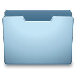 Ocean Blue Closed Icon 256x256 png